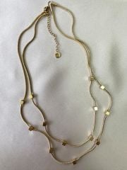 Çelik Küp 2'li Kolye