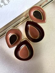 Marka Model Damla Küpe(Kahve)