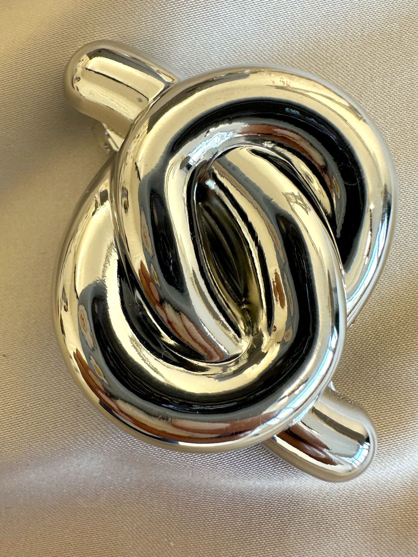 Altın Kaplama Düğüm Toka(Silver)