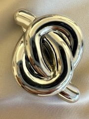 Altın Kaplama Düğüm Toka(Silver)