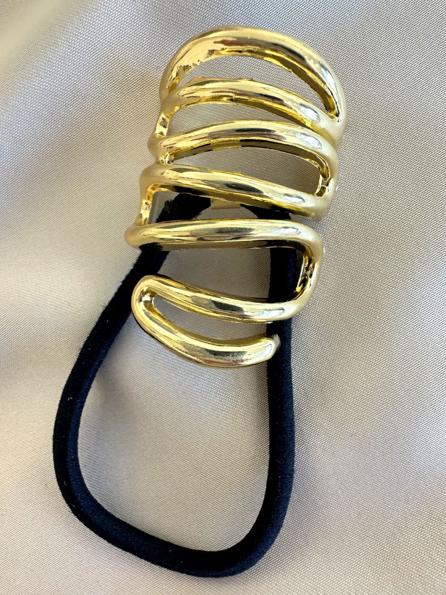 Altın Kaplama Sarmaşık Lastik Toka(Gold)