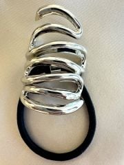 Altın Kaplama Sarmaşık Lastik Toka(Silver)