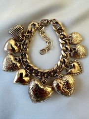 Marka Model Vintage Kalp Bileklik Seti