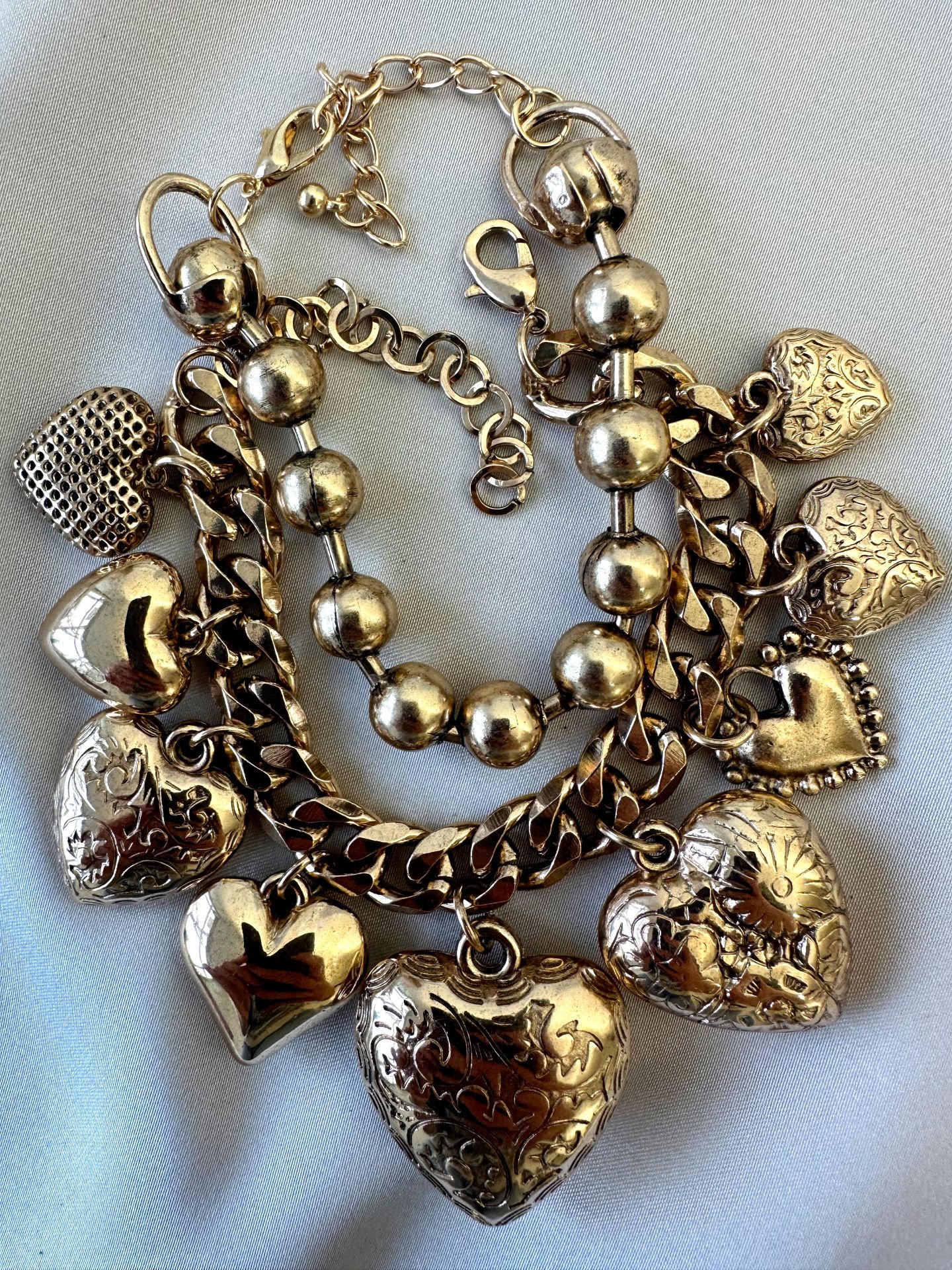 Marka Model Vintage Kalp Bileklik Seti