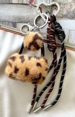 Leopar Detaylı Çanta Aksesuarı