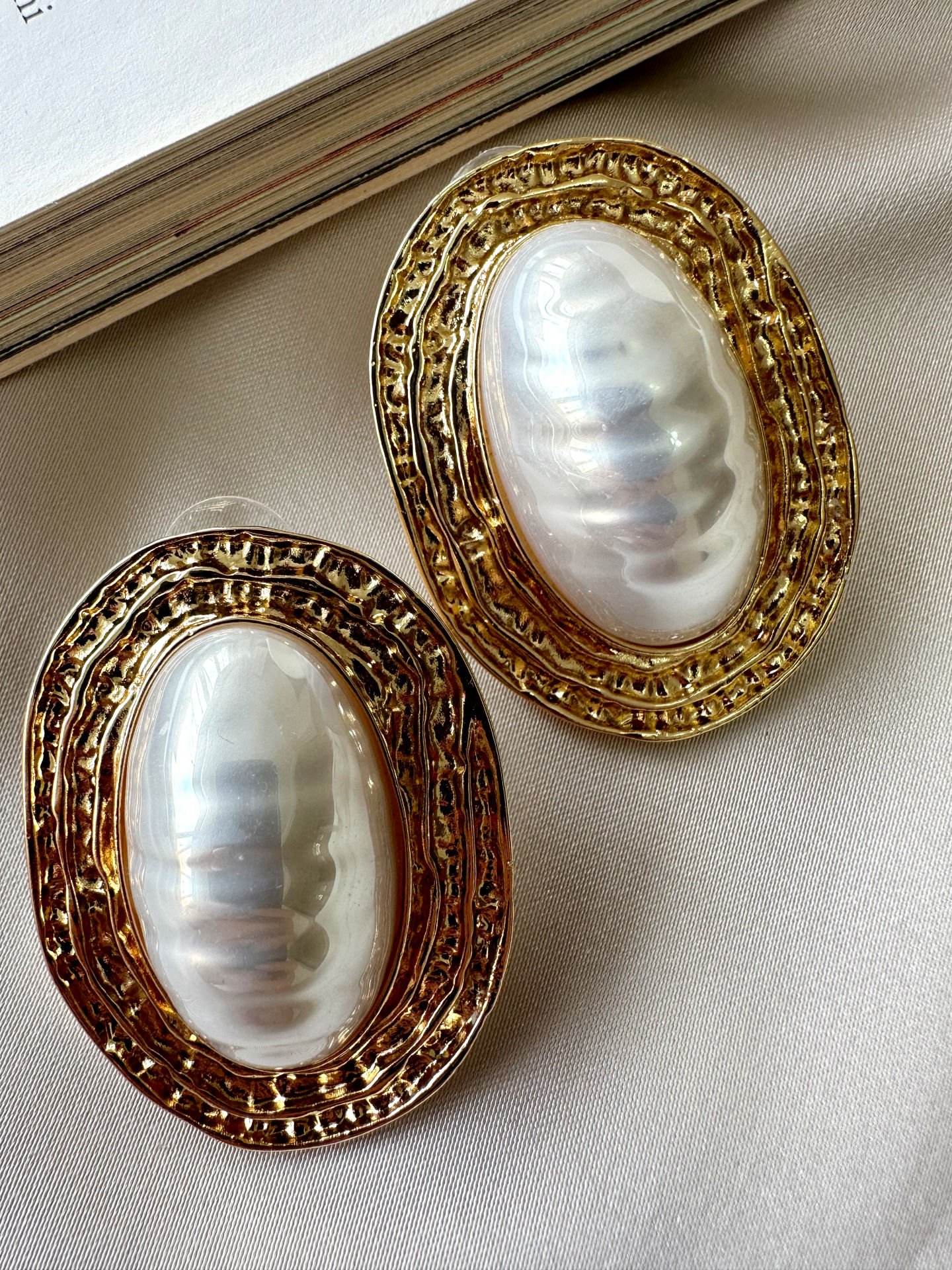 Barok İncili Ezme Küpe