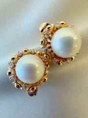 Özel Seri İnci Top Küpe