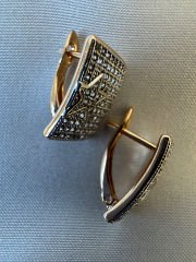 Özel Seri Mix Renk Yıldız Detay Küpe