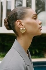 Marka Model Bombeli Kalp Küpe