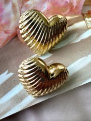 Marka Model Bombeli Kalp Küpe